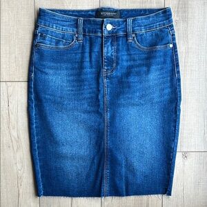 Liverpool Blue Denim Skirt